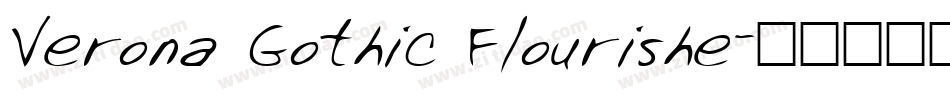 Verona Gothic Flourishe字体转换